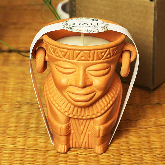 Bougie Chibchas Taille S OALI - Bougies fleurissantes